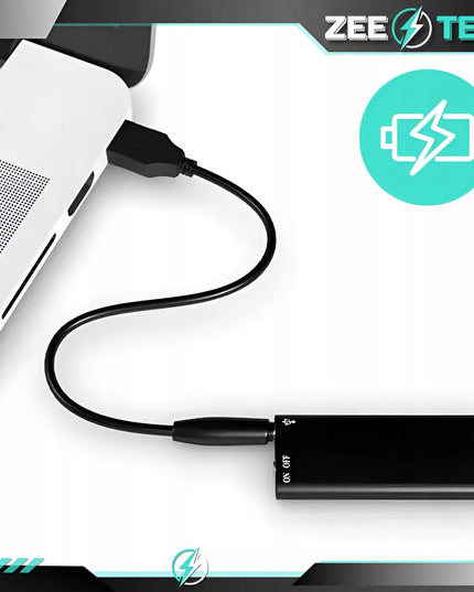 MINI ŠNIPO PASIKLAUSYMO ĮRENGINYS, MAŽAS DIKTAPONAS 16 GB, BALSO APTIKIMAS, 2 REŽIMAI