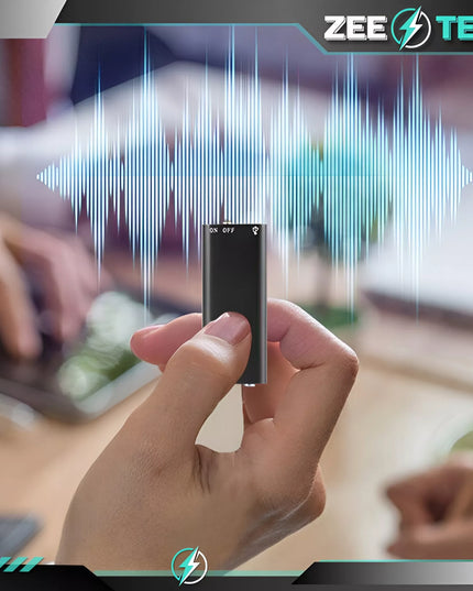 MINI ŠNIPO PASIKLAUSYMO ĮRENGINYS, MAŽAS DIKTAPONAS 16 GB, BALSO APTIKIMAS, 2 REŽIMAI