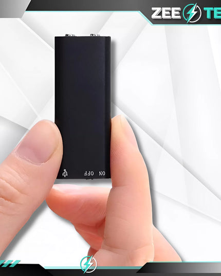 MINI ŠNIPO PASIKLAUSYMO ĮRENGINYS, MAŽAS DIKTAPONAS 16 GB, BALSO APTIKIMAS, 2 REŽIMAI