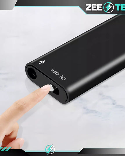 MINI ŠNIPO PASIKLAUSYMO ĮRENGINYS, MAŽAS DIKTAPONAS 16 GB, BALSO APTIKIMAS, 2 REŽIMAI