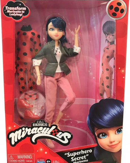 Miraculous Marinette lėlė su Biedronkos kostiumu