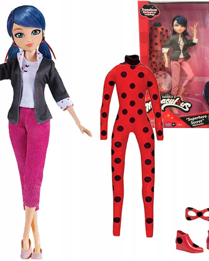 Miraculous Marinette lėlė su Biedronkos kostiumu