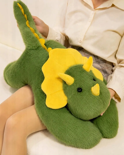 Sunkusis dinozauras – svertinis pliušinis žaislas, 1,3 kg