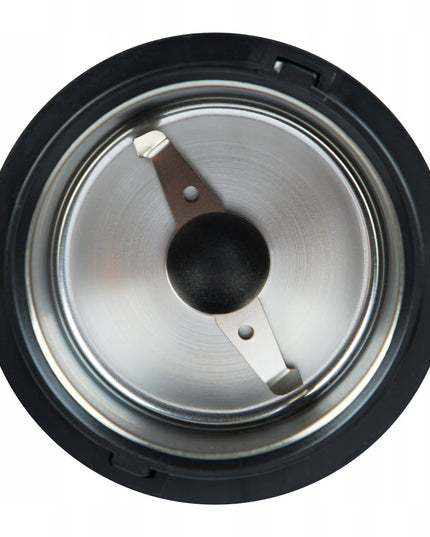 Elektrinis metalinis malūnėlis kavai, pipirams, riešutams, cukrui, žolelėms, galingas 160W, 50g