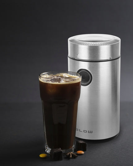 Elektrinis plieninis malūnėlis kavai, pipirams, riešutams, 200W, 50g