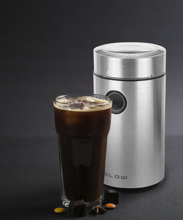 Elektrinis plieninis malūnėlis kavai, pipirams, riešutams, 200W, 50g