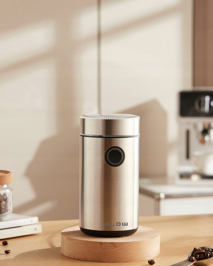 Elektrinis plieninis malūnėlis kavai, pipirams, riešutams, 200W, 50g