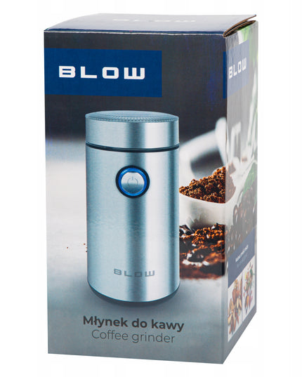 Elektrinis plieninis malūnėlis kavai, pipirams, riešutams, 200W, 50g