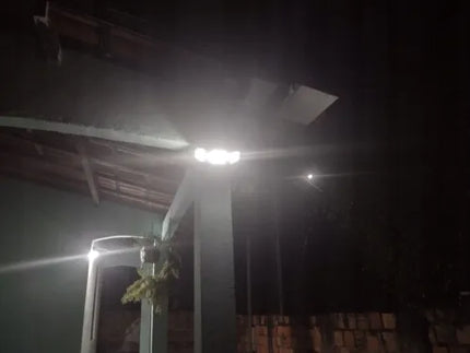 GALINGAS 3-in-1 LED COB SAULĖS ENERGIJOS ŠVIESTUVAS SU ATSKIRU SKYDELIU, JUDESIO IR PRIEBANDOS JUTIKLIU BEI NUOTOLINIO VALDYMO PULTU