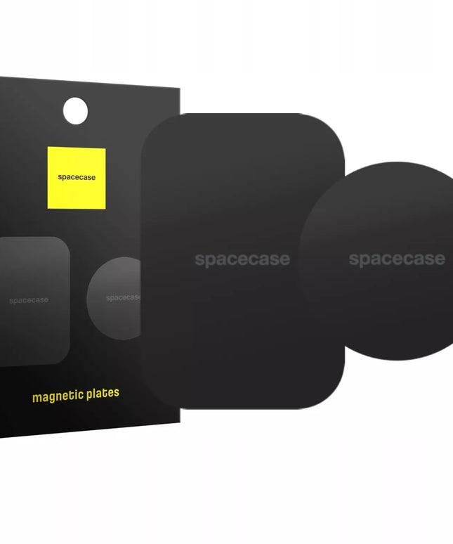 MOCNE BLASZKI MAGNETYCZNE SPACECASE – METALOWA PŁYTKA DO UCHWYTU MAGNETYCZNEGO, 2 SZT.