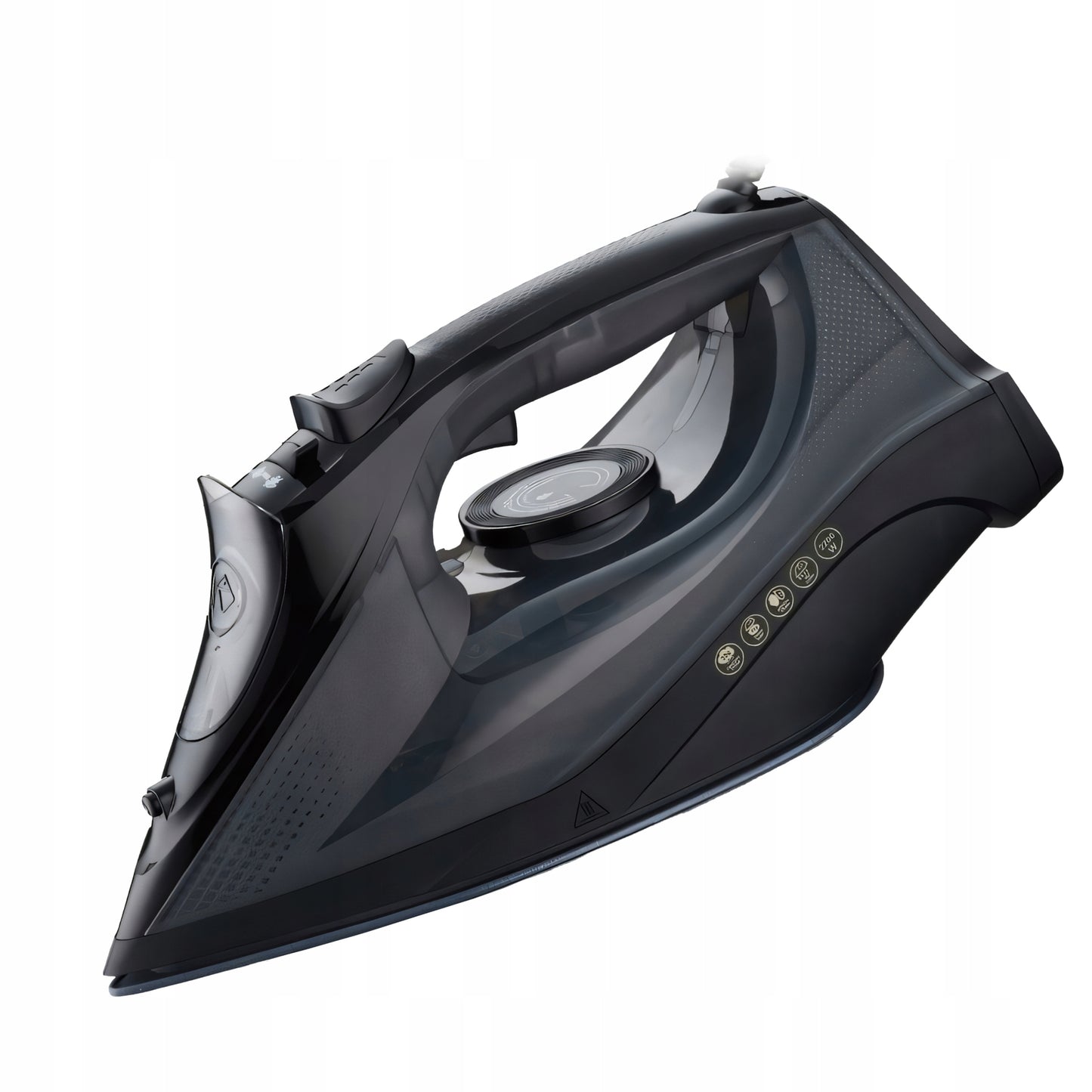 Galingas garų lygintuvas, didelė galia 2400W, keraminis paviršius, sistema "anti-drip", sistema "anti-calc"