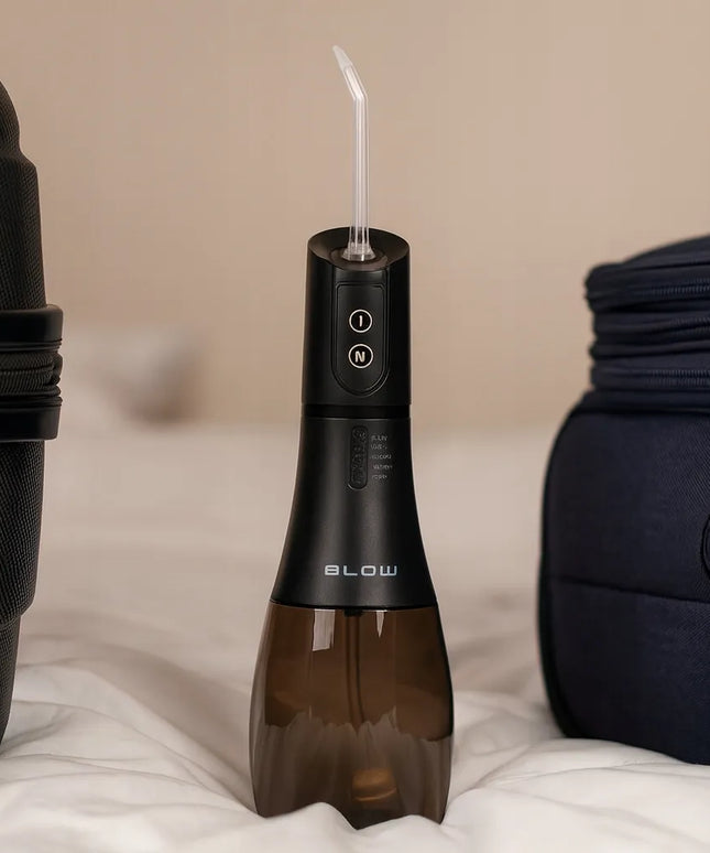 Galingas belaidis BLOW dantų irigatorius, 5 režimai, 400 ml, su dėklu