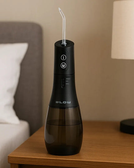 Galingas belaidis BLOW dantų irigatorius, 5 režimai, 400 ml, su dėklu