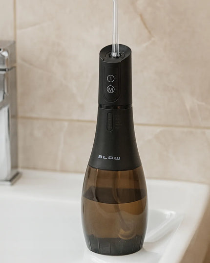 Galingas belaidis BLOW dantų irigatorius, 5 režimai, 400 ml, su dėklu