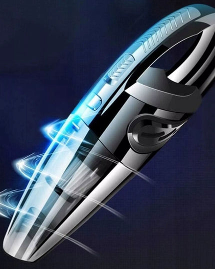 Galingas belaidis automobilinis dulkių siurblys su HEPA filtru ir antgaliais