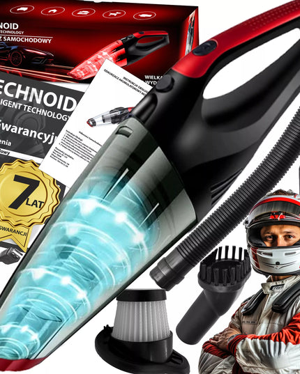 GALINGAS AUTOMOBILINIS CIKLONINIS BELAIDIS DULKIŲ SIURBLYS 400W BE MAIŠELIO 16000PA