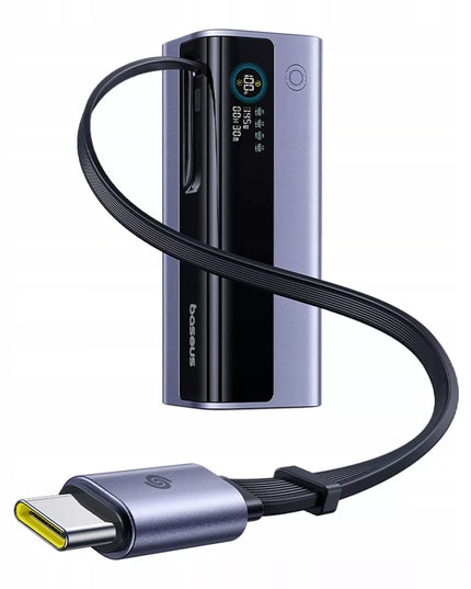 Galingas išorinis akumuliatorius BASEUS 20000 mAh 145W EnerGeek GR11 su įtraukiamu USB-C laidu