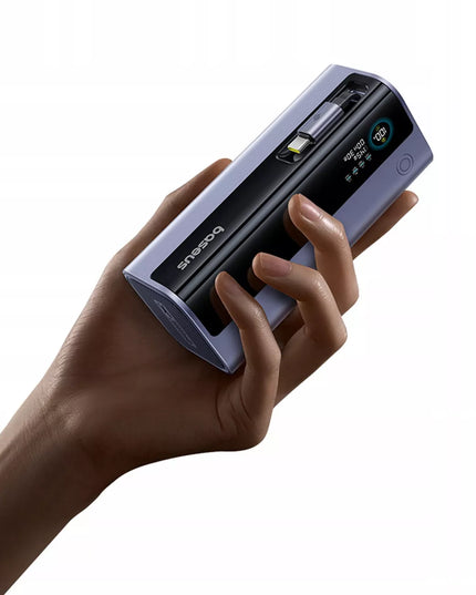 Galingas išorinis akumuliatorius BASEUS 20000 mAh 145W EnerGeek GR11 su įtraukiamu USB-C laidu