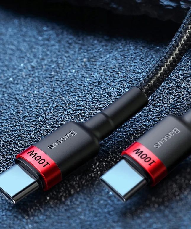 BASEUS galingas ir greitas USB-C į USB-C laidas PD 2.0 100W 20V 5A 2m