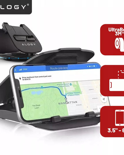 TVIRTAS 360 LAIPSNIŲ TELEFONO IR GPS NAVIGACIJOS LAIKIKLIS ANT AUTOMOBILIO PRIETAISŲ SKDELIO IKI 6.5
