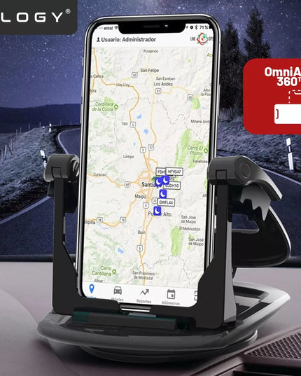 TVIRTAS 360 LAIPSNIŲ TELEFONO IR GPS NAVIGACIJOS LAIKIKLIS ANT AUTOMOBILIO PRIETAISŲ SKDELIO IKI 6.5