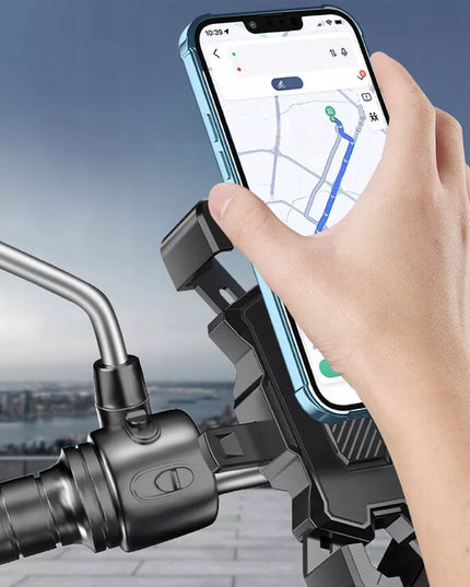 TVIRTAS DVIRAČIO LAIKIKLIS TELEFONUI IKI 7" GSM GPS DVIRAČIUI MOTOCIKLUI ANT VAIRO