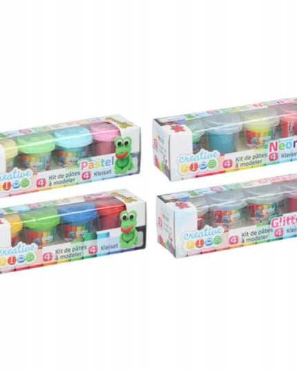 Creative Kids modelino rinkinys vaikams, 4 spalvos, 4 × 55 g, 220 g