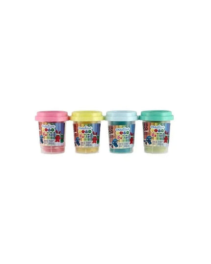 Creative Kids modelino rinkinys vaikams, 4 spalvos, 4 × 55 g, 220 g