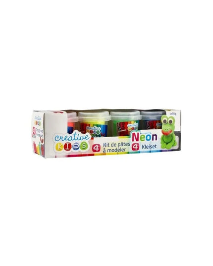 Creative Kids modelino rinkinys vaikams, 4 spalvos, 4 × 55 g, 220 g