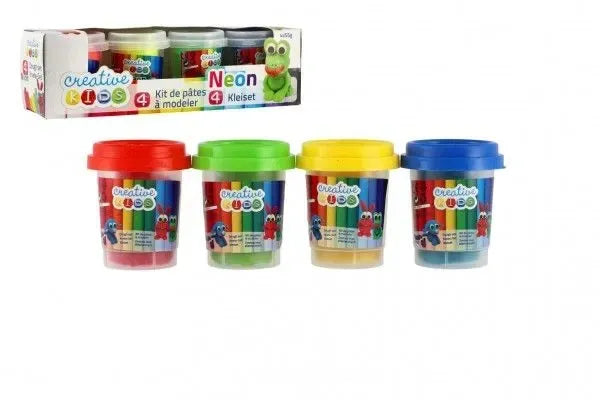 Creative Kids modelino rinkinys vaikams, 4 spalvos, 4 × 55 g, 220 g