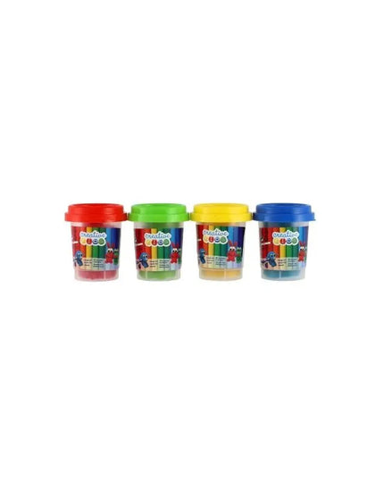 Creative Kids modelino rinkinys vaikams, 4 spalvos, 4 × 55 g, 220 g
