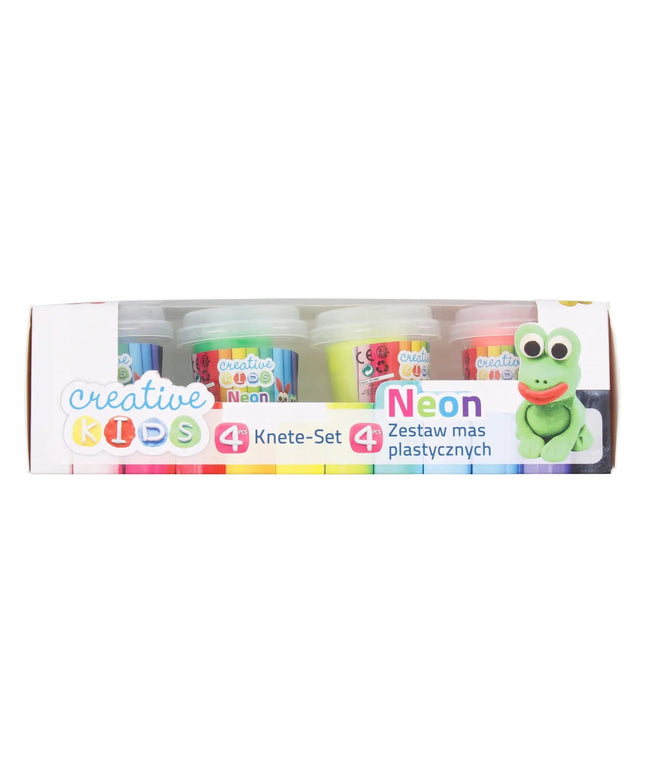 Creative Kids modelino rinkinys vaikams, 4 spalvos, 4 × 55 g, 220 g