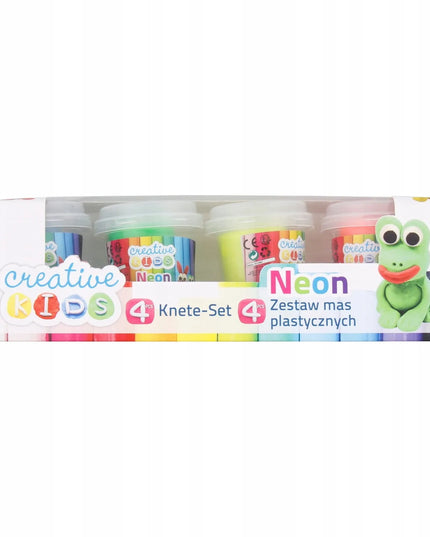 Creative Kids modelino rinkinys vaikams, 4 spalvos, 4 × 55 g, 220 g