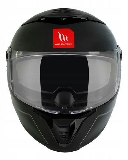 MT THUNDER 4 SV SOLID BLACK MATT Motociklininko šalmas integralinis