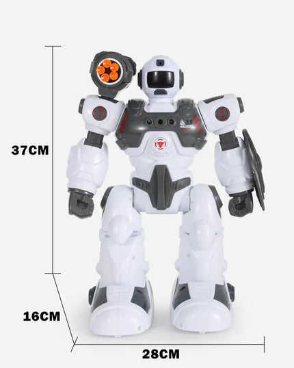 Daugiafunkcis nuotoliniu būdu valdomas robotas HollaKids RoboActor, šaudo strėlytėmis ir leidžia garų efektą