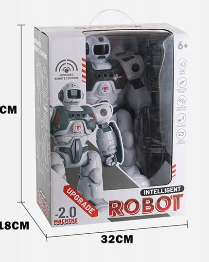 Daugiafunkcis nuotoliniu būdu valdomas robotas HollaKids RoboActor, šaudo strėlytėmis ir leidžia garų efektą