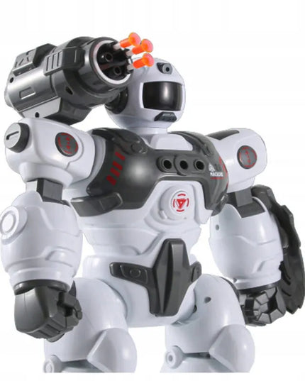 Daugiafunkcis nuotoliniu būdu valdomas robotas HollaKids RoboActor, šaudo strėlytėmis ir leidžia garų efektą