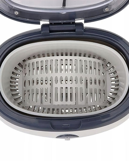 Ultragarsinis valytuvas, kosmetinis sterilizatorius, talpa 0,6L, galingumas 35W, 40kHz