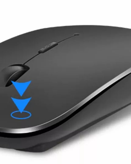 Tyli belaidė optinė kompiuterinė pelė Bluetooth SilentTouch