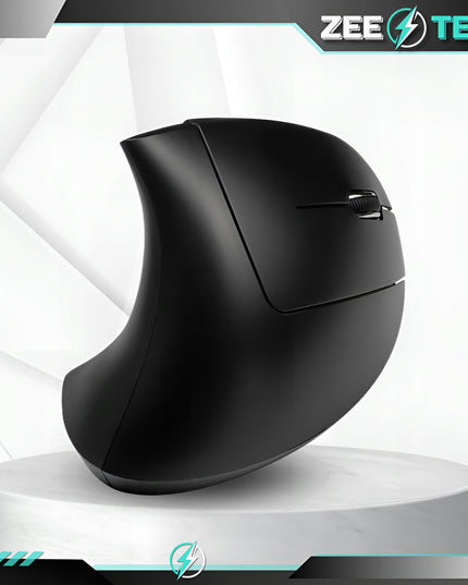 Belaidė vertikali tyli pelė kompiuteriui, nešiojamam kompiuteriui