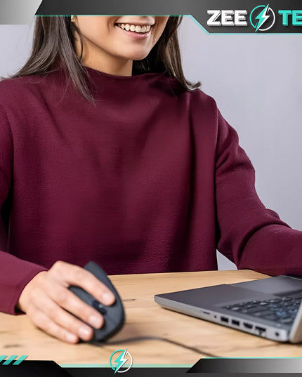 Vertikali laidinė USB kompiuterio pelė JSY-3 tyli