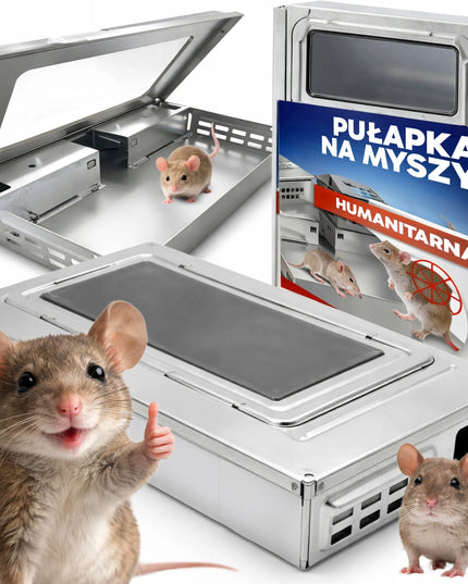 RETOO humaniška gyvagaudė pelėkautų gaudyklė pelėms ir žiurkėms