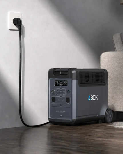 ABOK ARK3600 nešiojamoji energijos stotis su XT60, 3600 W, 3840 Wh