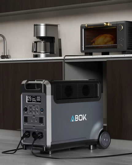 ABOK ARK3600 nešiojamoji energijos stotis su XT60, 3600 W, 3840 Wh