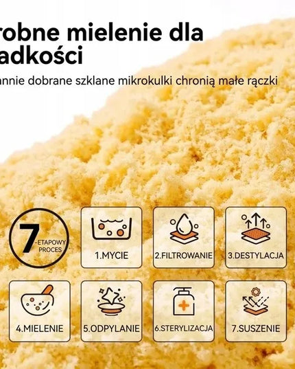 „Mideer“ magiškasis smėlis, 1 kg – papildomas kinetinis smėlis maišelyje