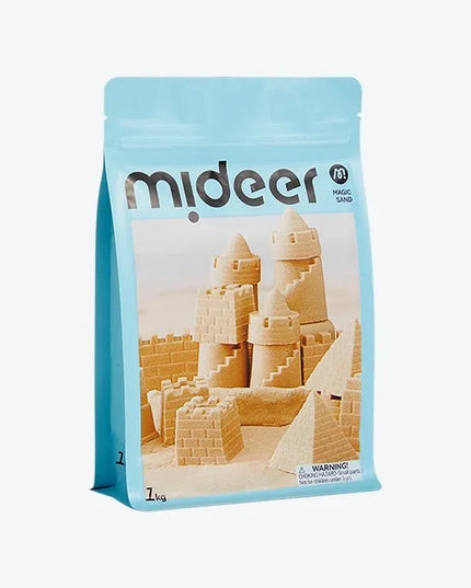„Mideer“ magiškasis smėlis, 1 kg – papildomas kinetinis smėlis maišelyje