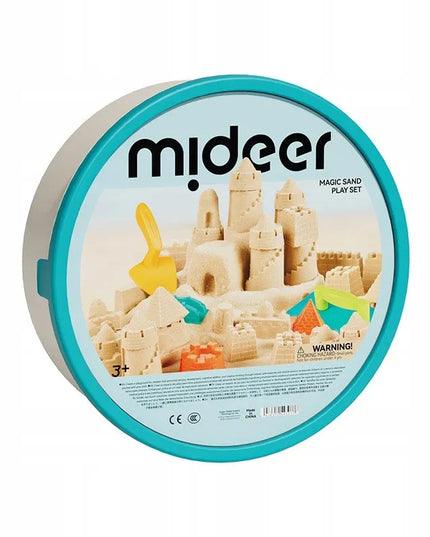 Stebuklingas smėlis „Mideer“ – 25 priedai kūrybiškiems žaidimams