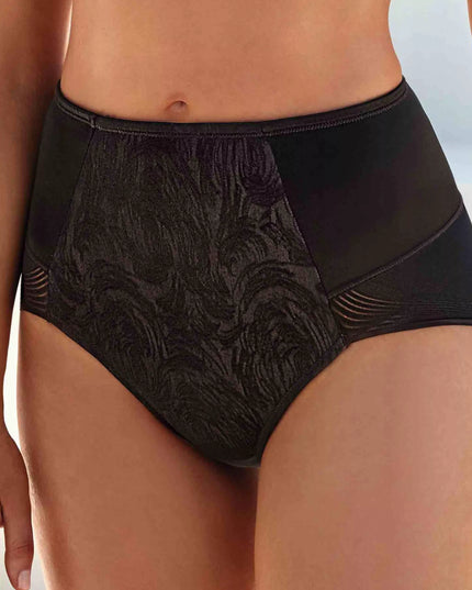 Liekninančios kelnaitės aukštu liemeniu Violeta Maxi, juodos, XXL