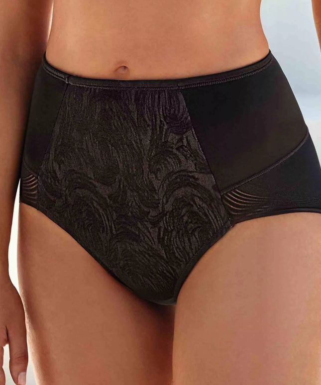 Liekninančios kelnaitės aukštu liemeniu Violeta Maxi, juodos, XXL