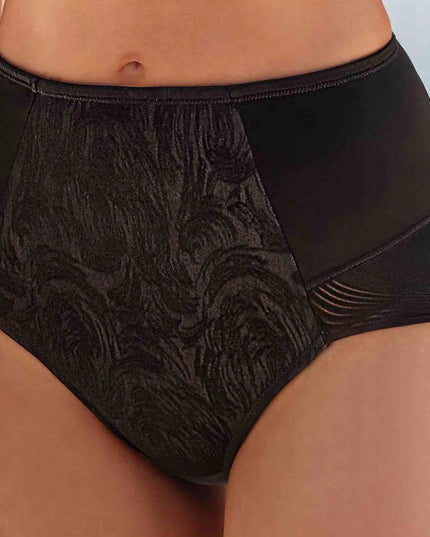 Liekninančios kelnaitės aukštu liemeniu Violeta Maxi, juodos, XXL